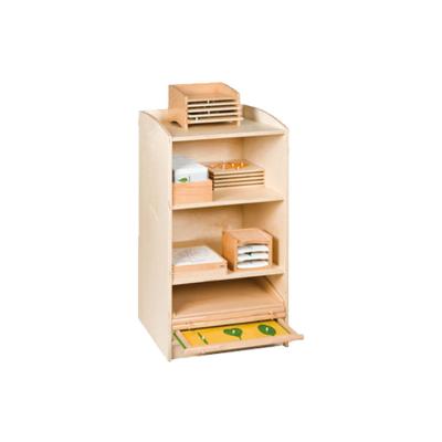 China Wholesale high quality montessori kids furniture biology cabinet wood used for montessori schools for sale