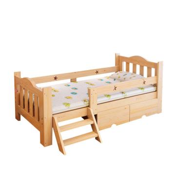 China Good Quality High Quality Wooden Custom Logo Children's Furniture Set Wooden Bed For Kindergarten for sale