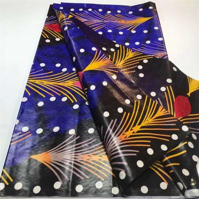 China Sustainable Printing Chenlee Bazin 5 Yards Quality Nigerian Brocade Cotton Fabric for sale