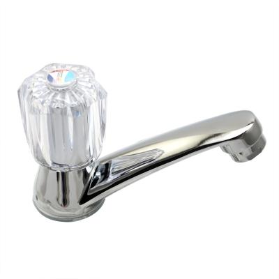 China Low Price High Quality Zinc Handle Chrome Metered Single Bathroom Faucets Faucets for sale