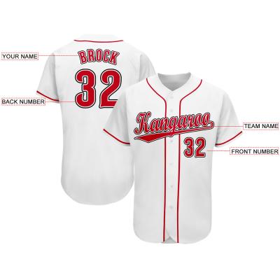 China Antibacterial Design Your Own Baseball Uniforms 100% Polyester Baseball Uniforms Custom Baseball Uniform for sale