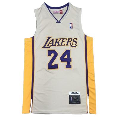 China Latest Basketball Jersey Antibacterial Fashion James Jersey Bryant Jersey #24 Famous Basketball Player For Man for sale