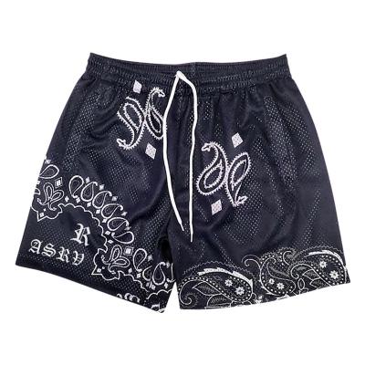 China Custom Wholesale Cargo Sweated Running Men's Running Nylon Fitness Boxer Gym Workout Gym Designer Print Compression Breathable Shorts for sale