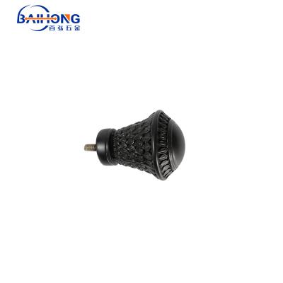 China Rod Finials Contemporary Spherical Curtain, Backing Resin Customization for sale