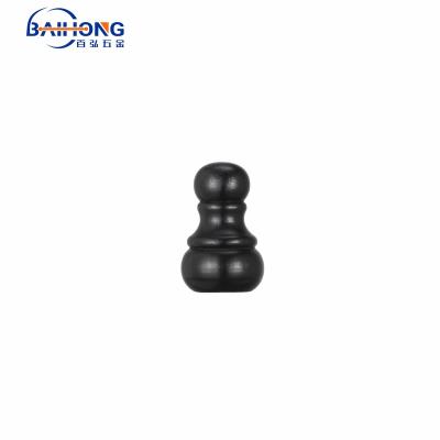 China Durable and popular cheap price of curtain pole finials2 parts, pine wood poles and wood accessories for sale