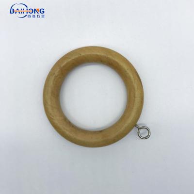 China Contemporary Hot Sale Wooden Curtain Rings With Various Color, Cost Effective Rings for sale