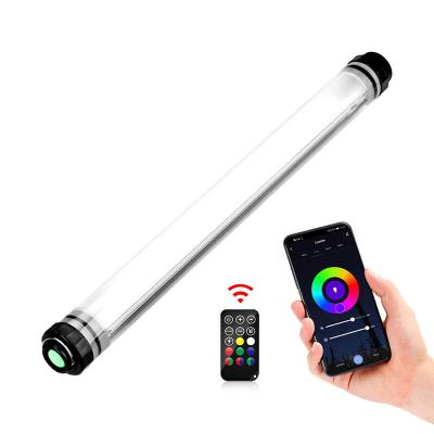 China LUXCEO P7RGB Pro PORTABLE APP Control Underwater Photography Lighting Rechargeable Handheld CRI Tube RGB Color LED Video Light for sale