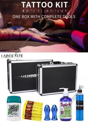 China Tattoo Machine Kit Professional Wireless Tattoo Set with Big and Small Size Box for sale