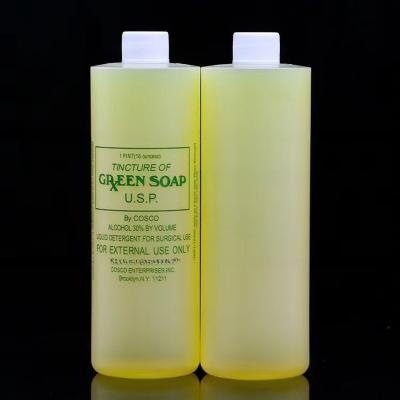 China 480ml Green Soap Tattoo For Body Aftercare Cleaning Customized for sale