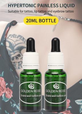 China Golden Rose Microblading Tattoo Anesthetic Liquid For Semi-permanent Makeup Pain Relief 20ml/bottle for sale