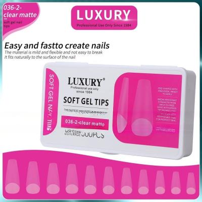 China Custom French Tip Full Cover False Nail Tips For Nail Salon for sale