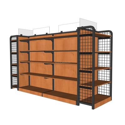 China MYS Single Sided Customized Factory Manufacturer Metal Supermarket Shelf Display Rack Mini Store Usage Rack Gondola Rack And Shelf 680x330xH1 for sale