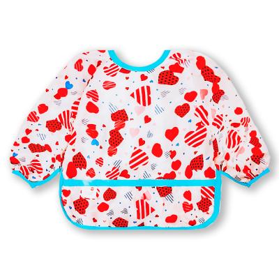 中国 Wholesale Antibacterial Baby's Baby Eating Bibs Baby Food Shirt Bib Kids Shirt 販売のため