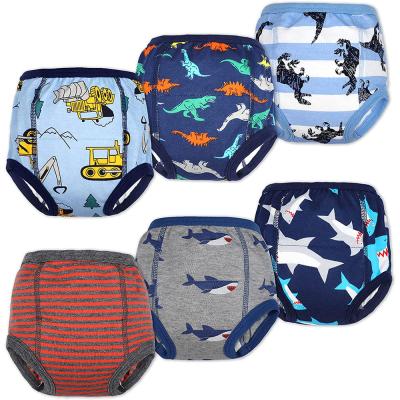 China Printed Baby Cotton Training Pants Strong Absorbent Toddler Potty Training Underwear for sale