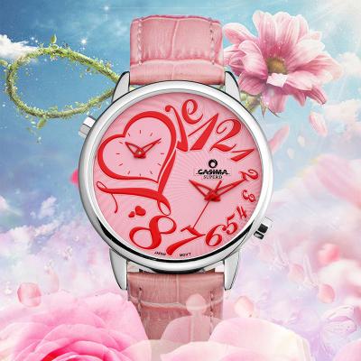 China 2021 new fashion girl's original leather strap automatic watch waterproof fashion watch women #2602 for sale