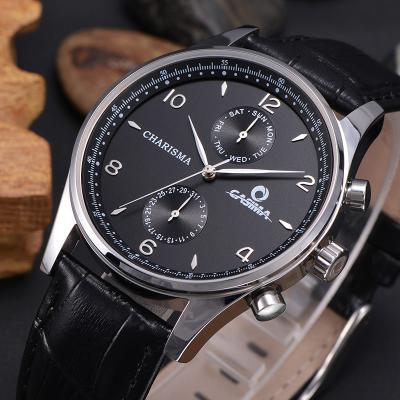 China Automatic Date CASIMA Stainless Steel Business Watch Luxury Waterproof Mens Watch Classic Mens Chronograph Quartz Watch #5113 for sale