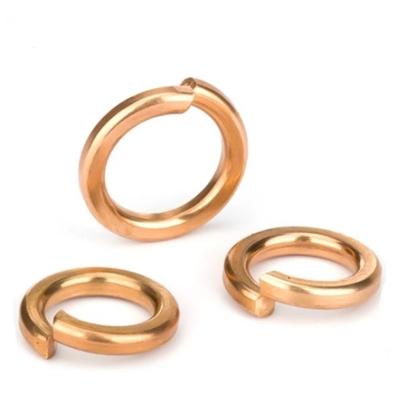 China DIN127 M3 M4 M5 M6 M8 M10 M12 DIN128 Spring Spring Spring Copper Brass Brass Split Lock Washer for sale