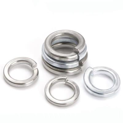 China DIN128 Slot Zinc Colored Black Metal Flat Washers Spring Washers for sale