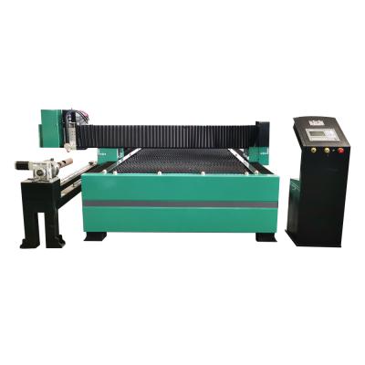 China Hotels 1300*2500Mm 63A 100A 120A CNC Laser Metal Machine Plasma Cutting Cutter for sale