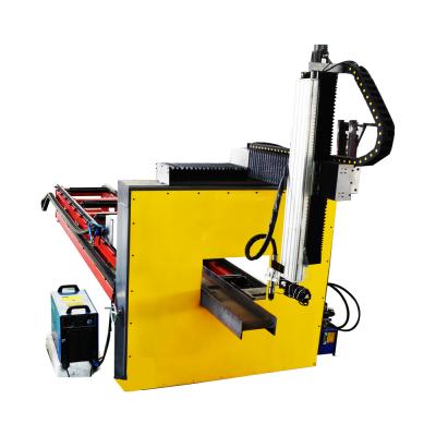 China Building Material Stores Pshinecnc H Beam Angle Beam Square And Round Pipe CNC Fiber Laser Cutting Machines for sale