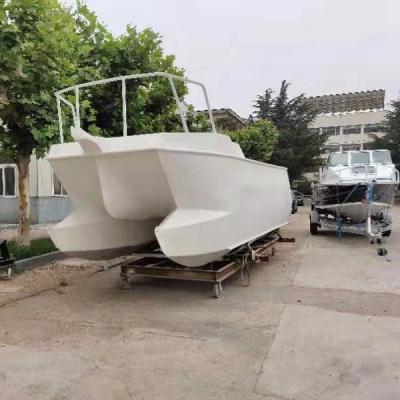 China Allheart Sport Fishing Catamaran 6.5m/19ft High Quality Cabin Aluminum Fishing Boat For Sale In China for sale