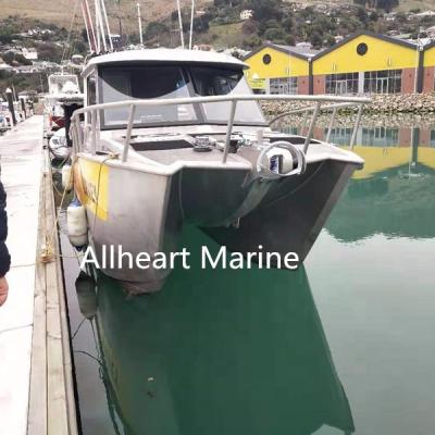 China Allheart Aluminum Catamaran 6.5m / 9.5m Professional Fishing And Diving Boat Multi Purpose for sale