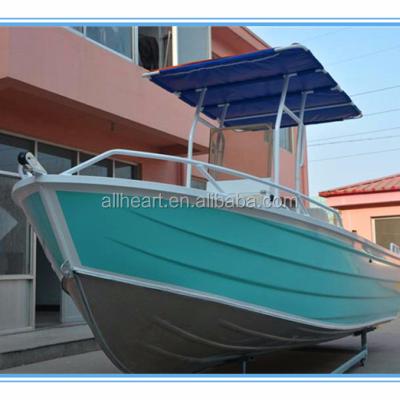 China Sports Selling 5.9m Press Center Console All Welded Aluminum Boat 19ft Boats for sale