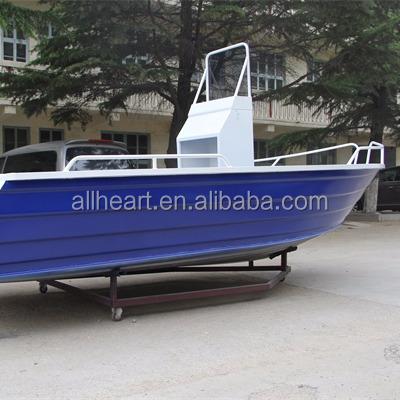 China Lightweight Aluminum Speed ​​5m V 16ft Fishing Boat 6 Person Family Boats for sale