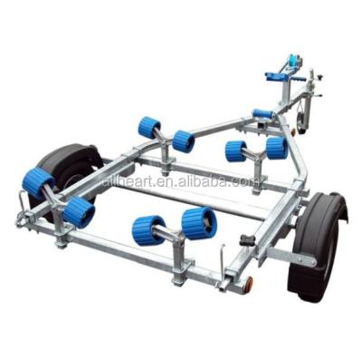 China Factory Made Adjustable Boat Trailer Roller Small Tipping Trailer for sale