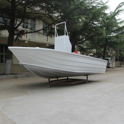 China Fishing CE Fishing Boats 4.5m 15ft Aluminum Dinghy With Side Console for sale