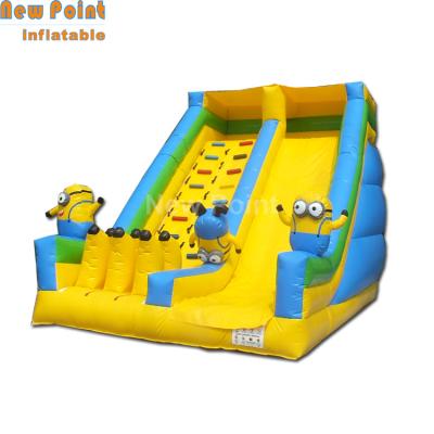 China Inflatable Plato 0.55mm PVC Tarpaulin Slide For Sale Cartoon Inflatable Theme Ground Dry Slide For Kids for sale