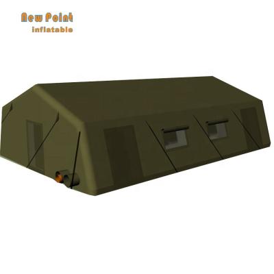 China 10 Years Guangzhou Movable Airtight Style Inflatable Army Tent For Sale for sale