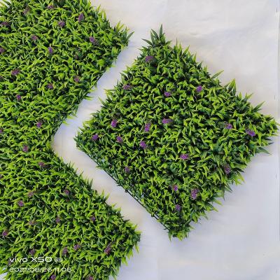 China UV radiation The plant a discount Anti-UV lawn wall simulation grass artificial green lawn wall decorative grass green for sale