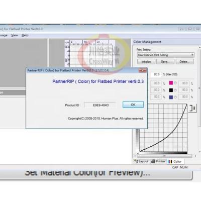 China Print Shops DTG PET DTF Printer Software Spare Parts Partner ACRORIP 9.0.3 UV White Ink Printing Software for sale