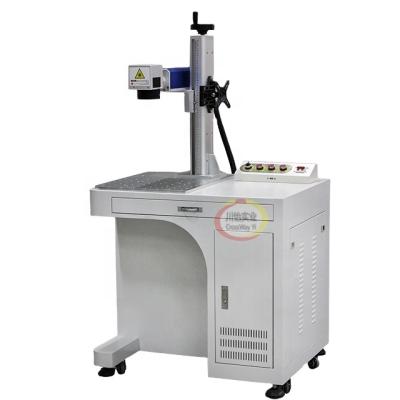 China High Quality Standing Model Fiber Laser Marking Laser Marking Engraving Machine for Metal Jewelry 20w 30W 50W Included Working Table for sale