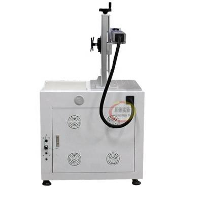 China Automated Loading Gold And Silver Jewelry Ring Necklace Engraving Machine With Fiber Laser 20W 30W for sale