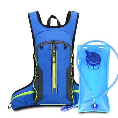 China Water Backpack Bag Hydration Pack Nylon Reflective Foldable Cycling Running Pack Unisex Outdoor Backpacks for sale