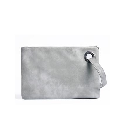 China Fashion Women's Clutch Bag PU Leather Oversized Pocket Big Even Handbags Envelope Purse With Strap for sale