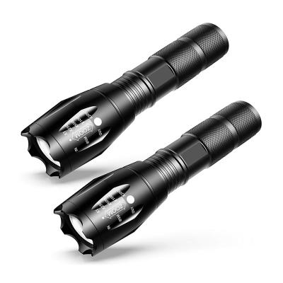 China XML T6 Portable Torch Flashlight High Lumen Powerful Tactical Water Resistant Mechanically Operated Led Torch Flashlight for sale