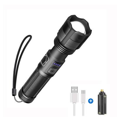 China Zoomable Super Bright XHP50 LED USB Torch Light Tactical 1000lumen 5