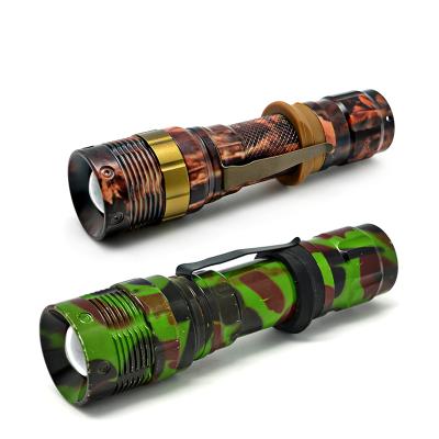 China China Manufacturer Camping Zoom Flashlight Q5 Bright Long Beam Strong Hand Led Flashlight Torch Light for sale