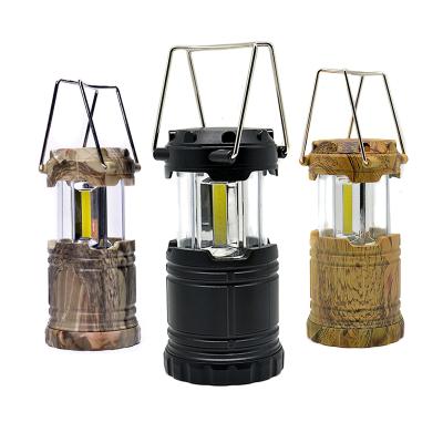 China 2020 3w Mini Cob Led Camping Light 3 AAA Dry Battery Campinng Portable Stretchable Small Tent Lamp Indoor Outdoor Lantern Lamp for sale