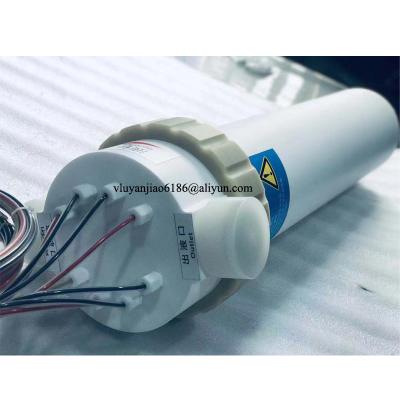 China Ultrapure 10-18kW PTFE Wetted Surface Inline Chemical Fluid Heater For Semiconductor for sale