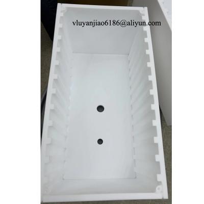 China PTFE Etching Wet Process Tank , Semiconductor Industry Teflon Tank For Washing Storage for sale