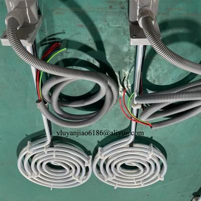 China PTFE Frame Over The Side Immersion Tank Heater Single Phase 480V 4KW HXF Style for sale