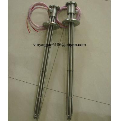 China SUS316 Titanium Flange Electric Immersion Heaters Three Elements Customized for sale