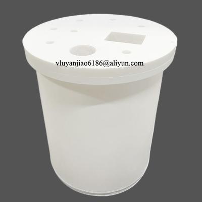 China Industrial Polytetrafluoroethylene PTFE Container With Non Stick Surface for sale