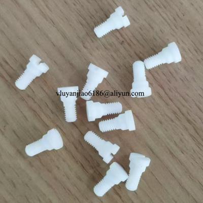 China Custom Size Polytetrafluoroethylene Bolts PTFE Screw For Food And Beverage Industry for sale