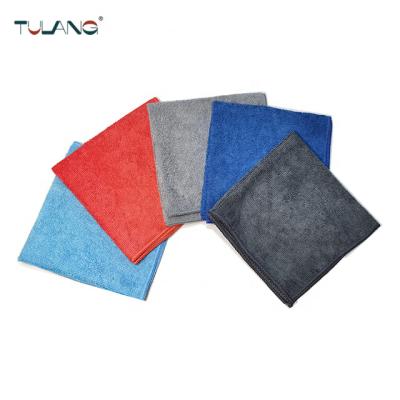 China Viable Microfiber Cleaning Towel Set For Five Colors 25*25cm for sale