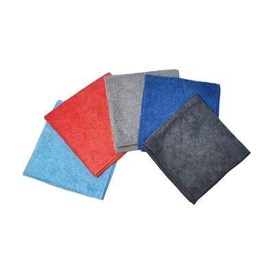 China Viable Microfiber Cleaning Cloth Set For Five Colors 35*35cm for sale